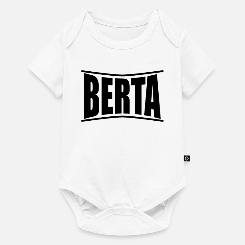 Berta T-Shirt Geschenkidee - Baby Premium Kurzarmbody - Weiß