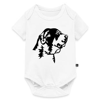 Mastin Espanol Head - Baby Premium short-sleeve bodysuit - white - Front