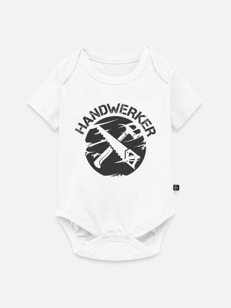 handwerker handwerk bau tischler schreiner symbol - Baby Premium Kurzarmbody - Weiß