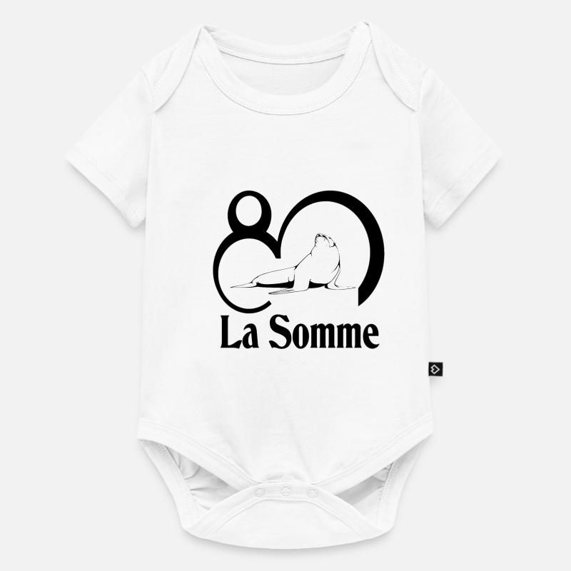 La somme - Body à manches courtes Premium Bébé - blanc