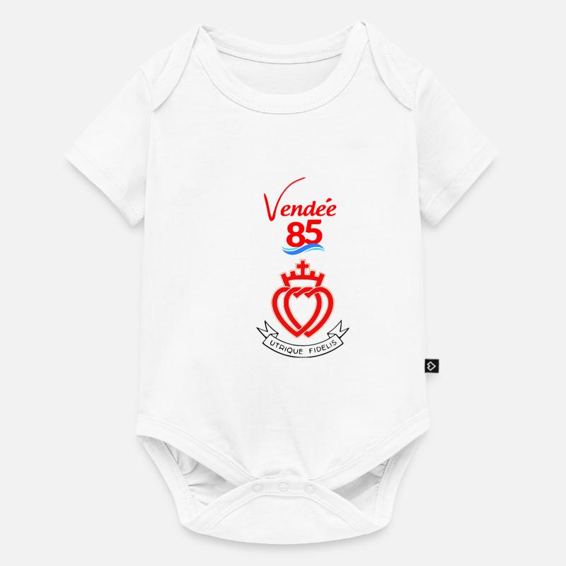 vendée - Body à manches courtes Premium Bébé - blanc