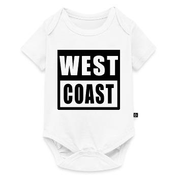 West Coast Design Hip Hop - Body à manches courtes Premium Bébé - blanc - Devant
