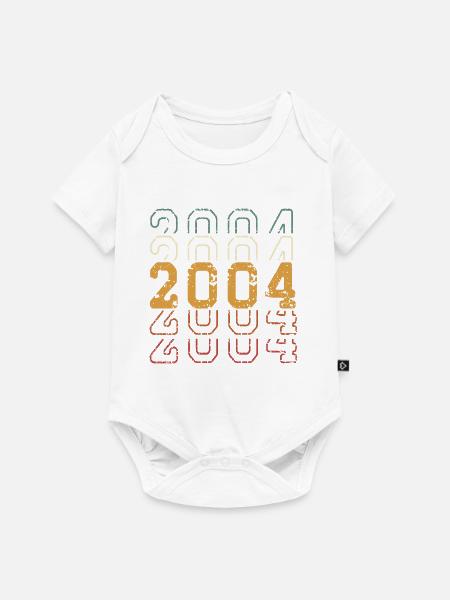 2004 - Baby Premium Kurzarmbody - Weiß