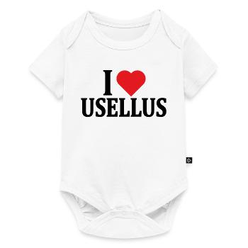 t-shirt J’adore Usellus t-shirt Sardaigne - Body à manches courtes Premium Bébé - blanc - Devant