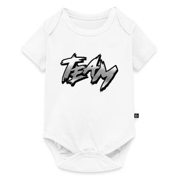 Team - Baby Premium Kurzarmbody - Weiß - Vorne