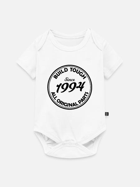 Geboren in 1994 - Baby Premium Kurzarmbody - Weiß