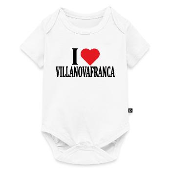 t-shirt J’adore Villanovafranca t-shirt Sardaigne - Body à manches courtes Premium Bébé - blanc - Devant