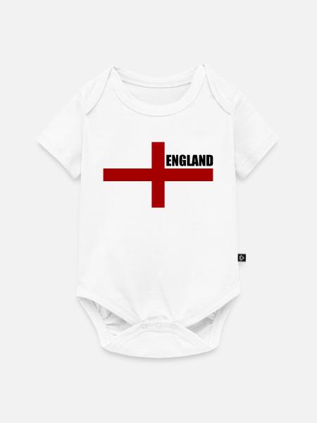 England - Baby Premium short-sleeve bodysuit - white