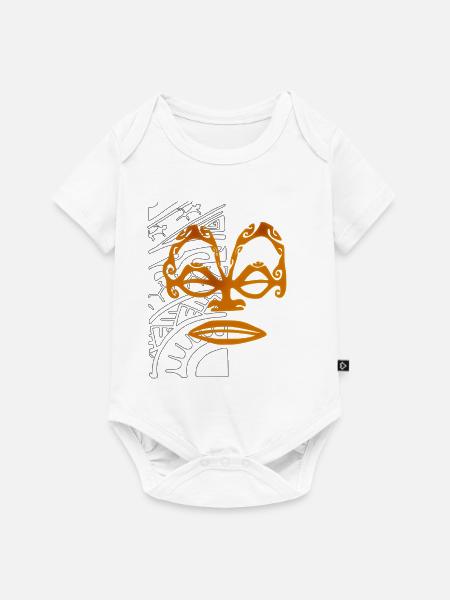 TIKI TOA - Baby Premium Kurzarmbody - Weiß