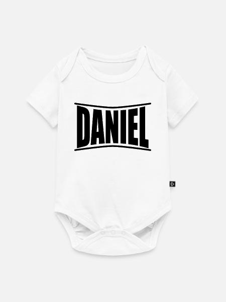 Daniel T-Shirt Geschenkidee - Baby Premium Kurzarmbody - Weiß