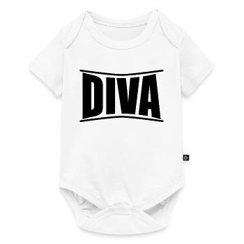 Diva t-shirt gift idea - Baby Premium short-sleeve bodysuit - white - Front