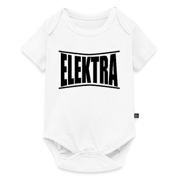 Elektra t-shirt t-shirt idée cadeau - Body à manches courtes Premium Bébé - blanc - Devant