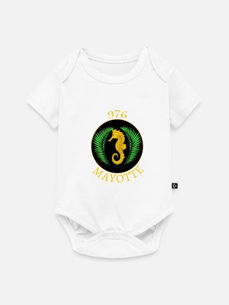 Mayotte - Baby Premium Kurzarmbody - Weiß