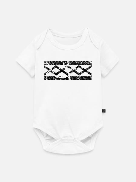 West Midlands - Ornament - Baby Premium Kurzarmbody - Weiß