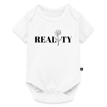 Cool design, reality. - Baby Premium short-sleeve bodysuit - white - Front