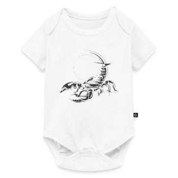 Scorpio Symbol Illustration Graphic Icon Sketches - Baby Premium short-sleeve bodysuit - white - Front
