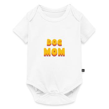 DogMom - Baby Premium short-sleeve bodysuit - white - Front