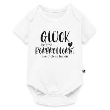 Bergretterin Berg Klettern Berg Geschenk - Baby Premium Kurzarmbody - Weiß - Vorne