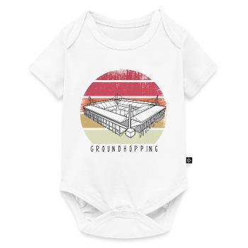 Football Groundhopping Stadium Football Stadium Fan - Baby Premium short-sleeve bodysuit - white - Front