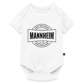 Mannheim Baden-Württemberg Deutschland Vintage  - Baby Premium Kurzarmbody - Weiß - Vorne