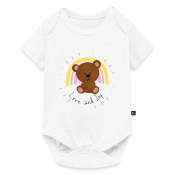 Teddy bear - Baby Premium Kurzarmbody - Weiß - Vorne
