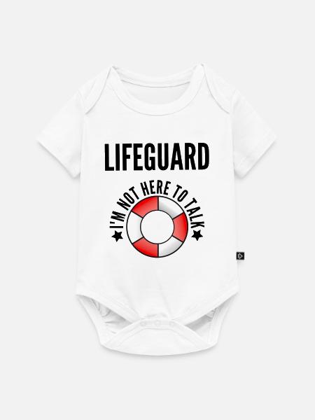 LIFEGUARD - Baby Premium Kurzarmbody - Weiß