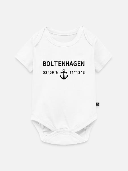 Boltenhagen - Baby Premium Kurzarmbody - Weiß