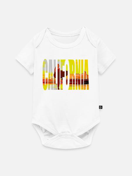 KALIFORNIEN - Baby Premium Kurzarmbody - Weiß