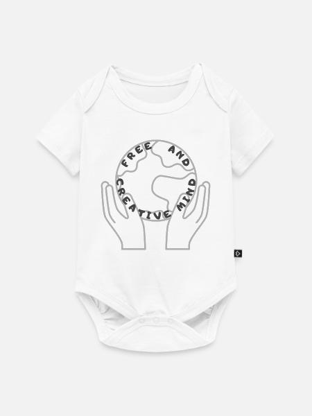 Freier und kreativer Geist. - Baby Premium Kurzarmbody - Weiß