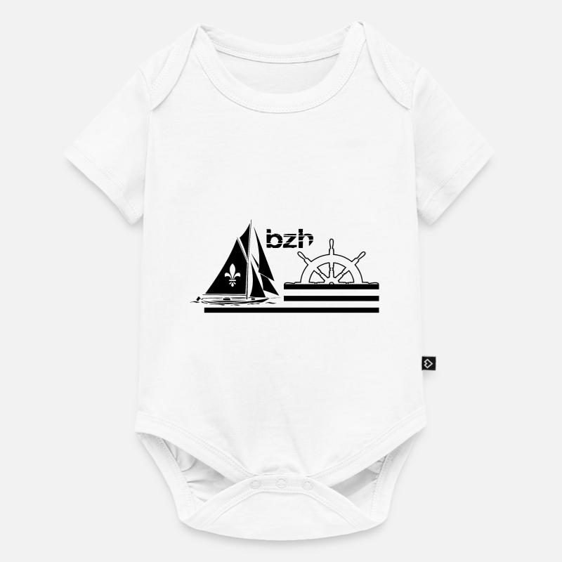 BZH - Body à manches courtes Premium Bébé - blanc