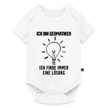 Geomatiker - Baby Premium Kurzarmbody - Weiß - Vorne