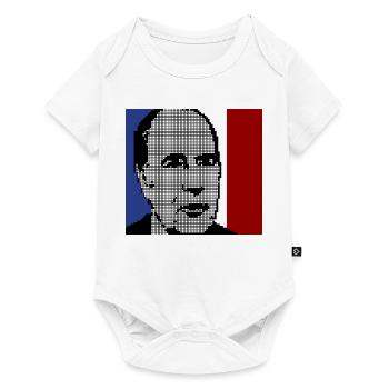 Mitterrand 1981 - Body à manches courtes Premium Bébé - blanc - Devant