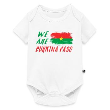 Nous sommes le Burkina Faso - Body à manches courtes Premium Bébé - blanc - Devant