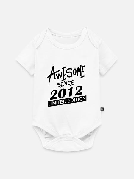 2012 - Jahrgang 2012 - Baby Premium Kurzarmbody - Weiß