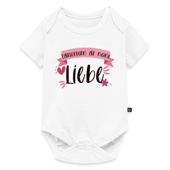 Eisklettern Klettern Eispickel Winter Eis Geschenk - Baby Premium Kurzarmbody - Weiß - Vorne