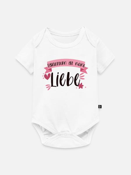 Eisklettern Klettern Eispickel Winter Eis Geschenk - Baby Premium Kurzarmbody - Weiß