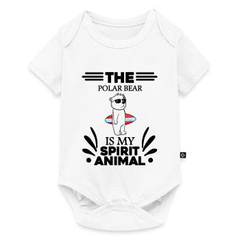 Polar Bear Polar Bear Bear - Baby Premium short-sleeve bodysuit - white - Front