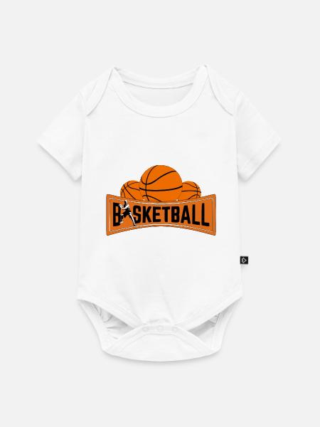Basketball - Baby Premium Kurzarmbody - Weiß