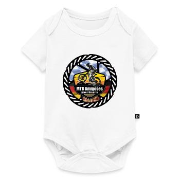 Logo MTB Amigoses freigestellt - Baby Premium Kurzarmbody - Weiß - Vorne