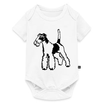 Fox terrier - Baby Premium short-sleeve bodysuit - white - Front