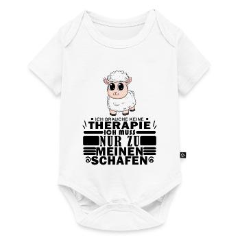 Schafe Schaf Schafzüchter Geschenk - Baby Premium Kurzarmbody - Weiß - Vorne