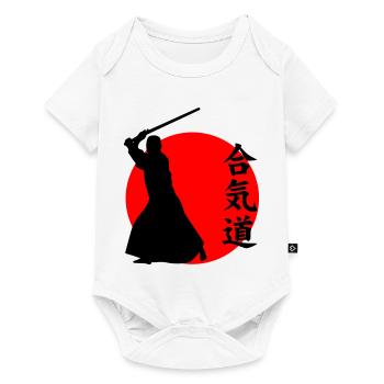 Aikido - Baby Premium short-sleeve bodysuit - white - Front