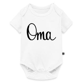 Oma - Baby Premium Kurzarmbody - Weiß - Vorne