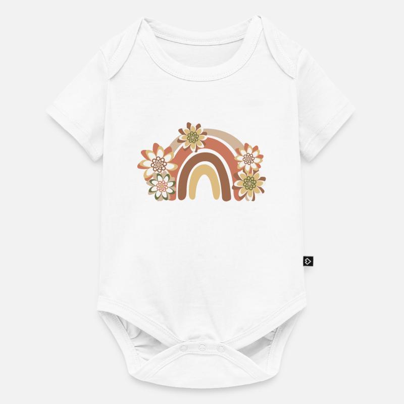 Rainbow Boho, Bohème - Body à manches courtes Premium Bébé - blanc