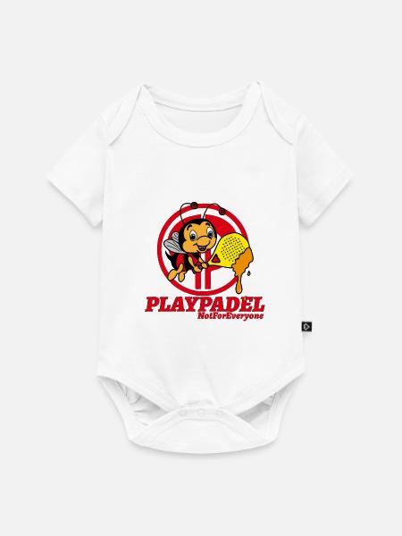 Ape Padel Exklusiv - Baby Premium Kurzarmbody - Weiß