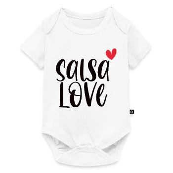 Salsa Love! Dancer Dancers Dance Gift - Baby Premium short-sleeve bodysuit - white - Front