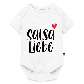 Salsa Liebe! Tänzerin Tänzer tanzen Geschenk - Baby Premium Kurzarmbody - Weiß - Vorne