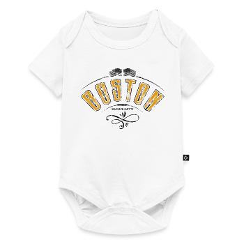 Boston grunge effect - Baby Premium short-sleeve bodysuit - white - Front