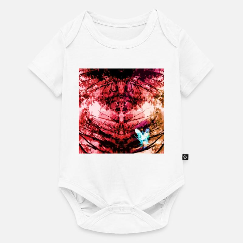 Forêt Rouge Manala - Body à manches courtes Premium Bébé - blanc