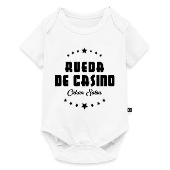 Rueda de Casino - Cuban Salsa - Baby Premium Kurzarmbody - Weiß - Vorne